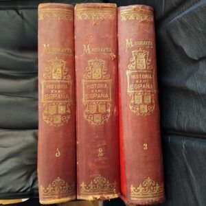 Historia de España tomos 1, 2 y 3, de Miguel Morayta