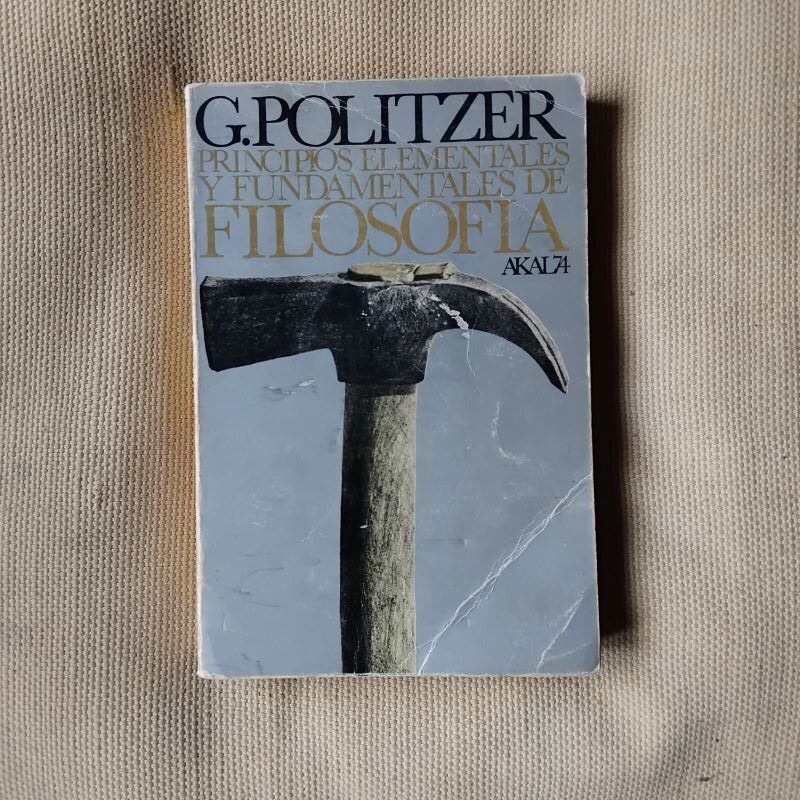 Principios elementales y fundamentales de filosofía, de Georges Politzer