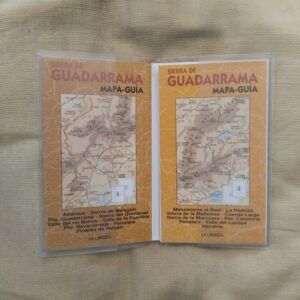 Sierra de Guadarrama. Mapa-guía. Cartografía de Rafael Sanz, texto y fotografías de Manuela Tomás y Miguel Tébar