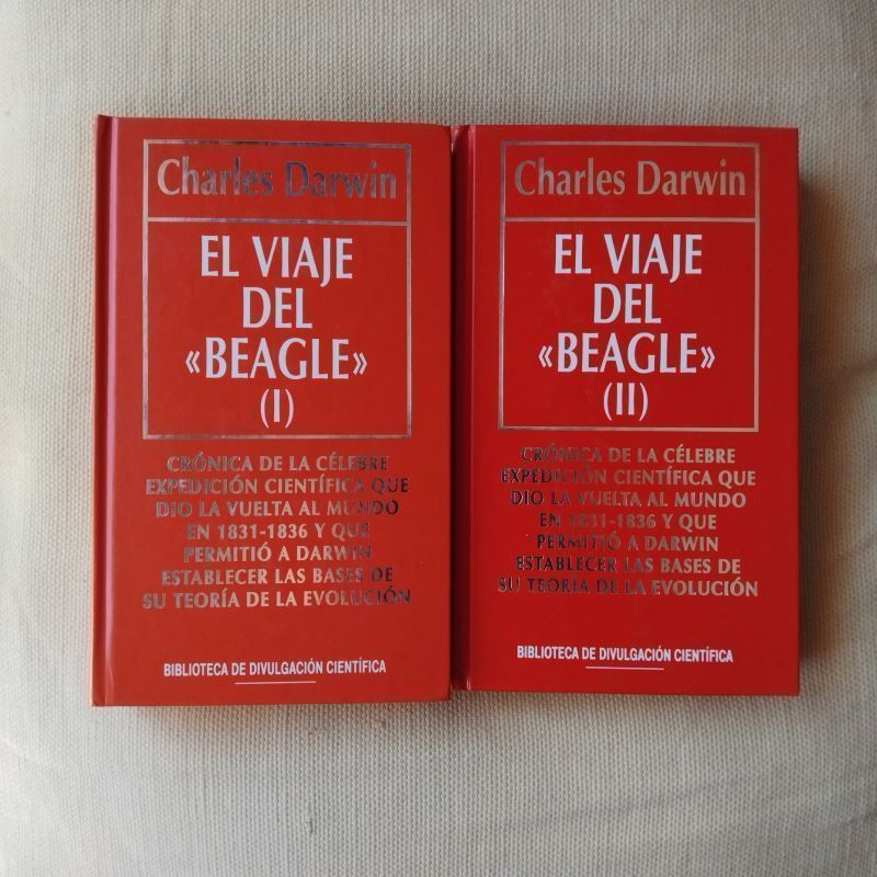 El viaje del "Beagle", tomos I y II, de Charles Darwin