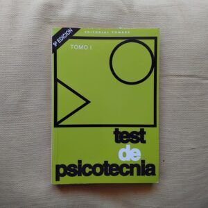 Test de psicotecnia, tomo I