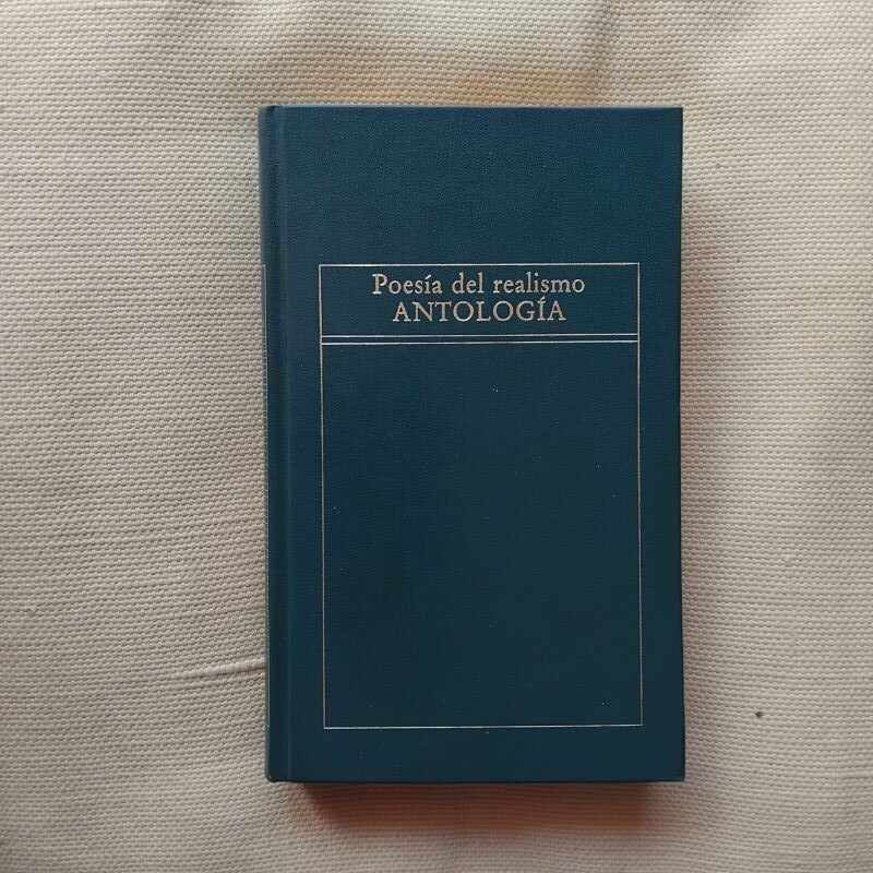 Poesía del realismo. Antología
