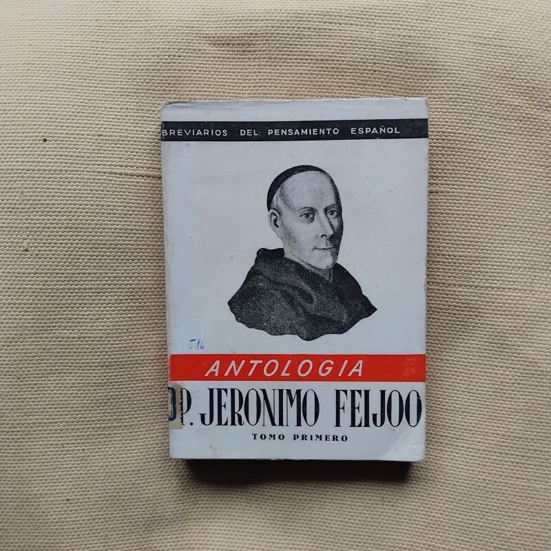 Antología tomo primero, del P. Jerónimo Feijoó