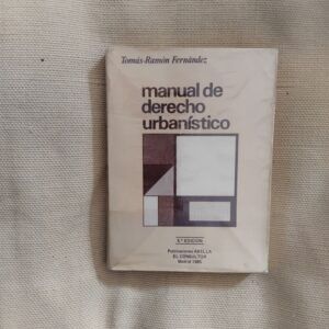 Manual de Derecho Urbanístico, de Tomás-Ramón Fernández