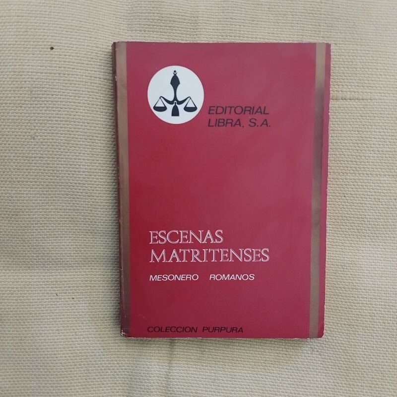 Escenas matritenses, de Ramón de Mesonero Romanos