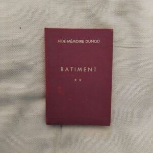 Aide-mémoire Dunod. Batiment, tome II, de Ch. Mondin