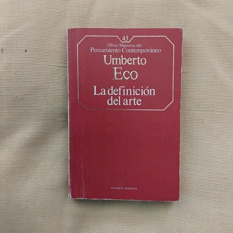 La definición del arte, de Umberto Eco