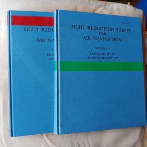 Sight Reduction Tables for Air Navigation, volumes 1 and 2