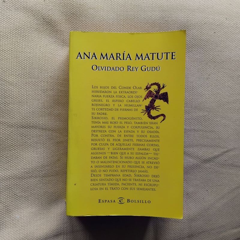 Olvidado rey Gudú, de Ana María Matute