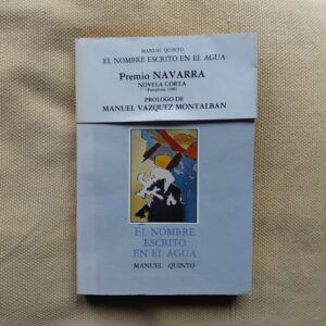 El nombre escrito en el agua, de Manuel Quinto