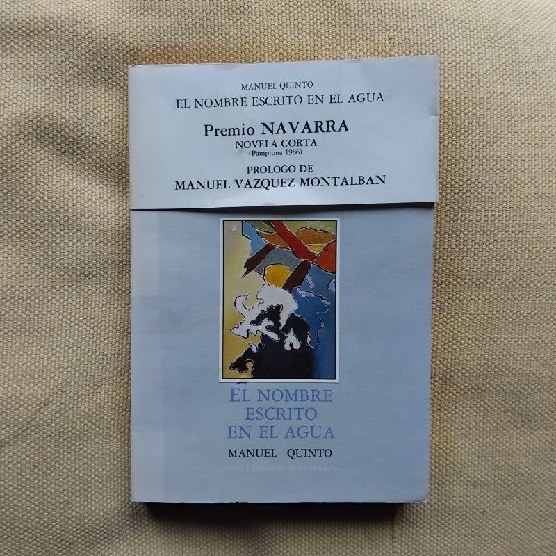 El nombre escrito en el agua, de Manuel Quinto