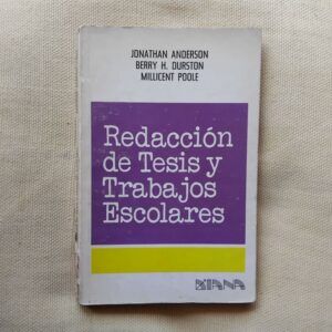 Redacción de tesis y trabajos escolares