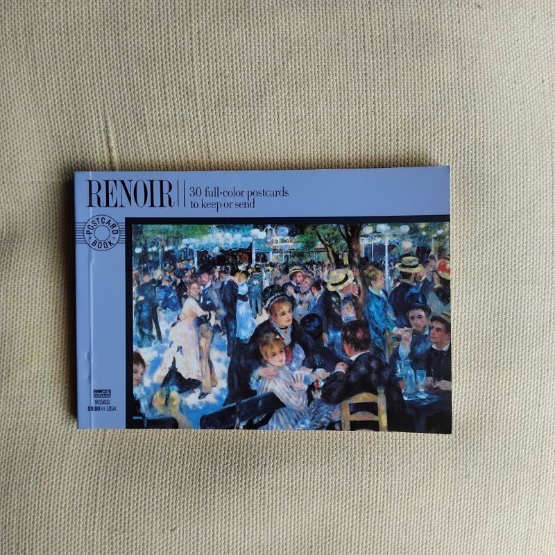 Renoir Postcard Book