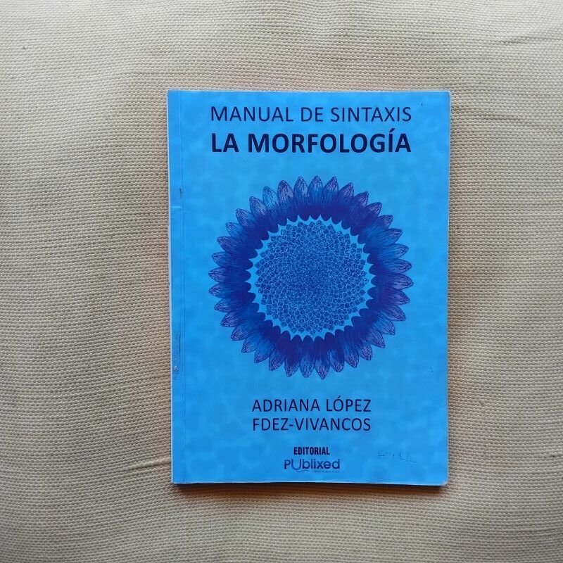 Manual de sintaxis. La morfología