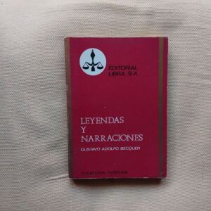 Leyendas y narraciones, de Gustavo Adolfo Bécquer