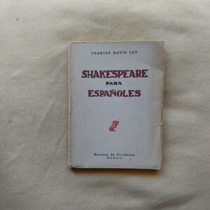 Shakespeare para españoles, de Charles David Ley