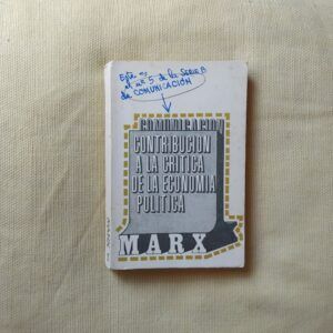 Contribución a la crítica de la economía política, de Karl Marx