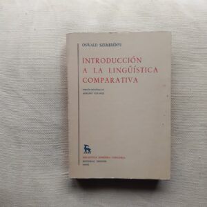 Introducción a la lingüística comparativa, de Oswald Szemerényi